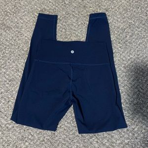 Lululemon Navy Leggings, Size 8